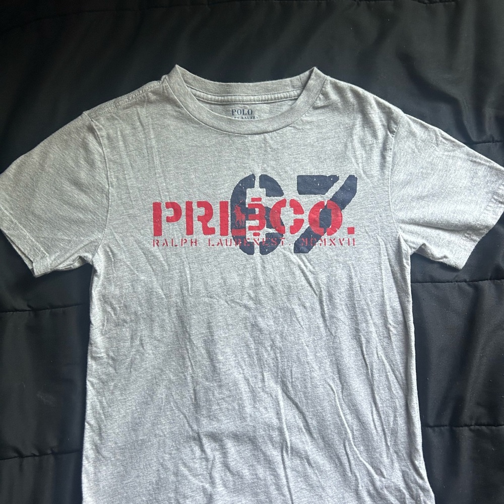 Polo Ralph Lauren Gray Graphic T-Shirt